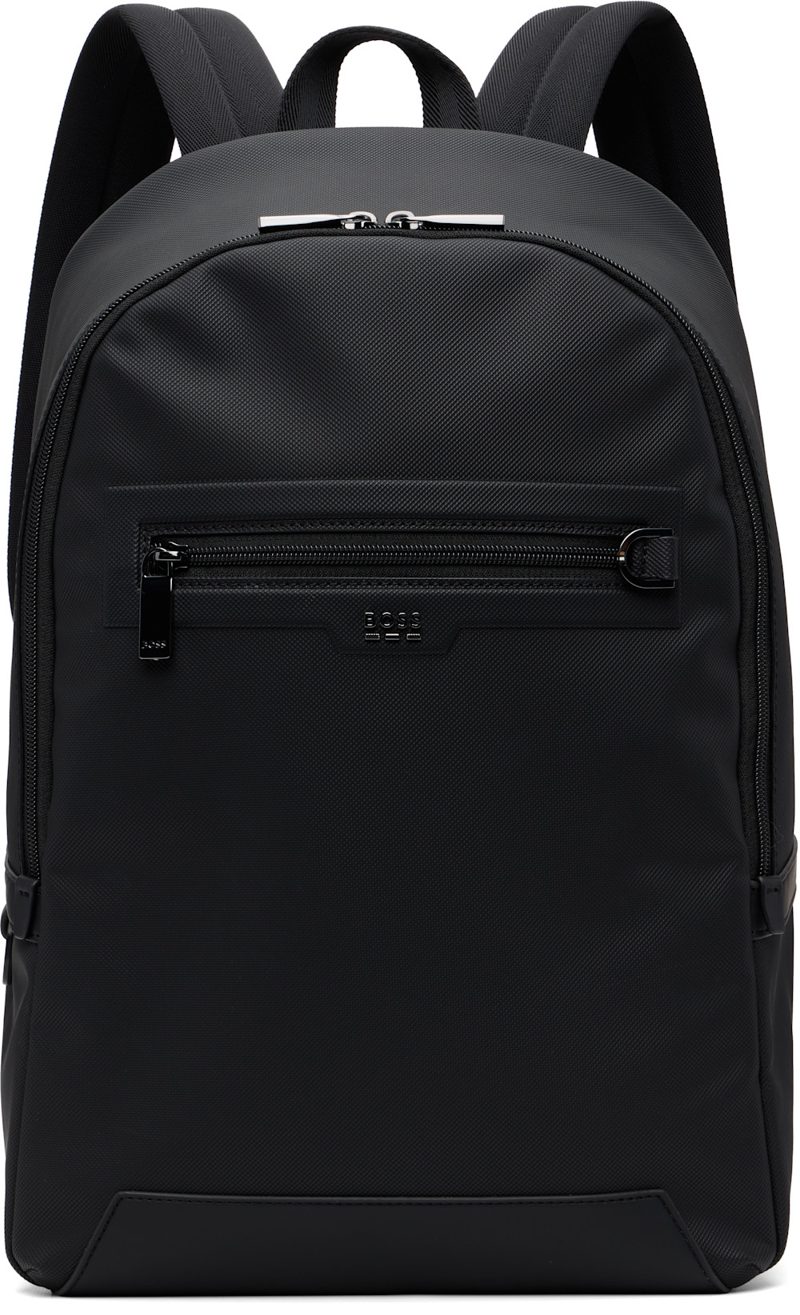 Black Logo Hardware Backpack 261085M166019