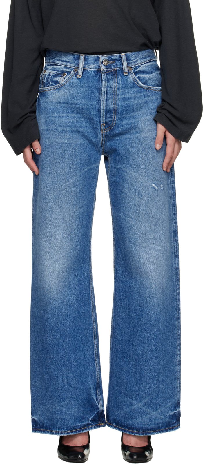 Blue 2021F Vintage Jeans 261129F069007
