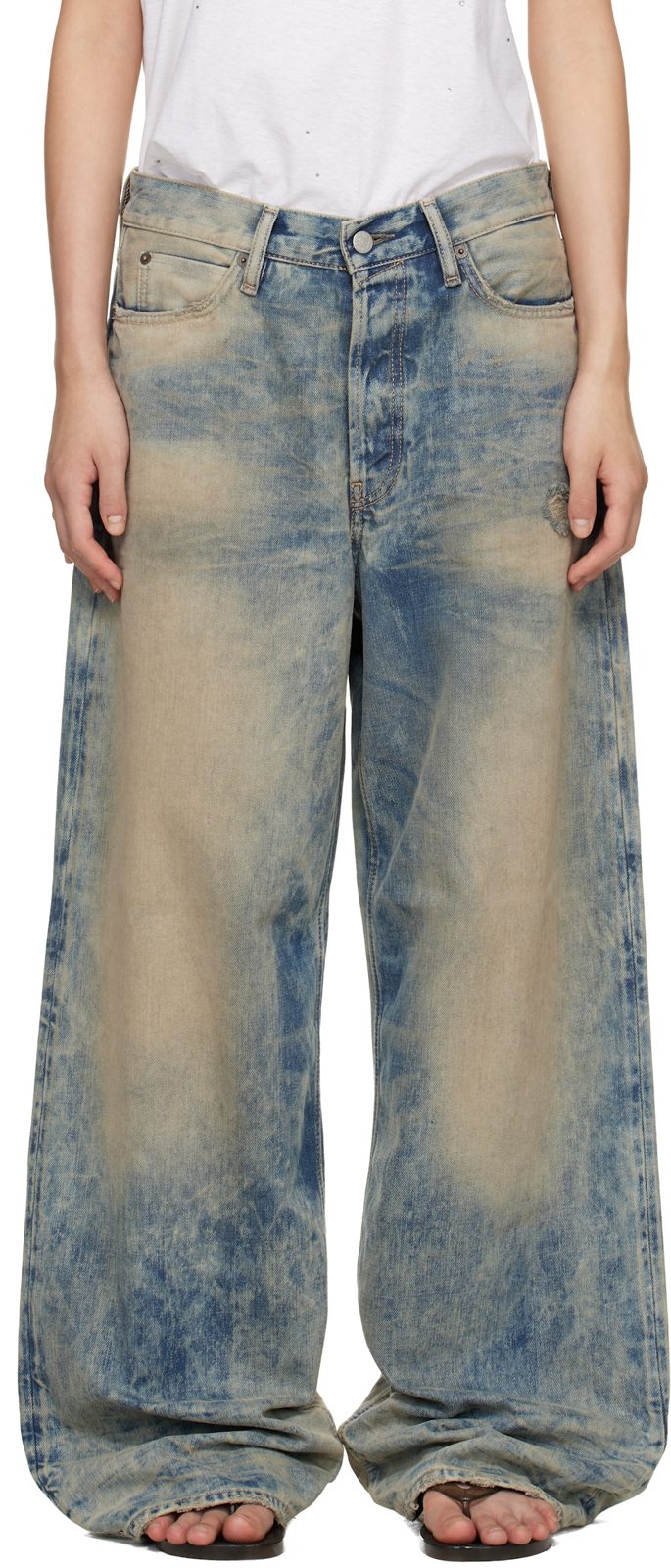 Blue Loose Fit 1981 Jeans 261129F069013