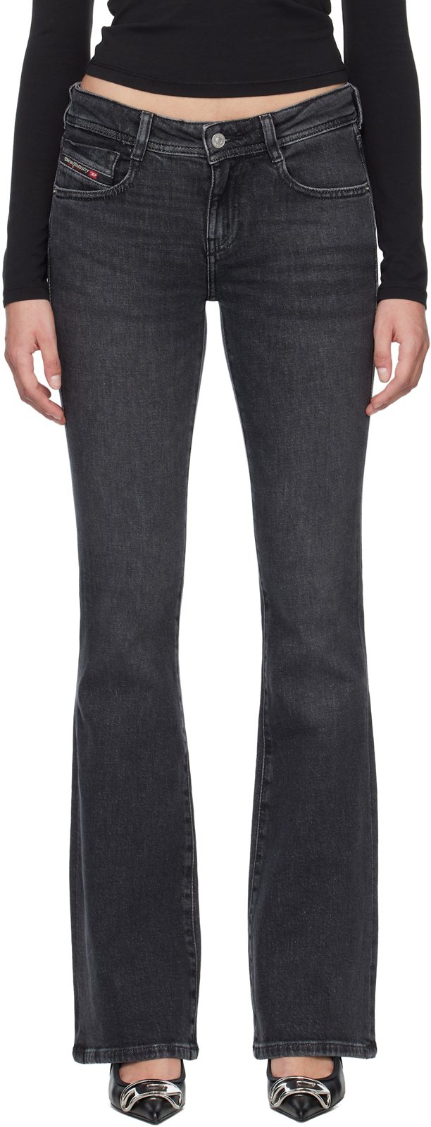 Black Bootcut 1969 D-Ebbey Jeans 261001F069015