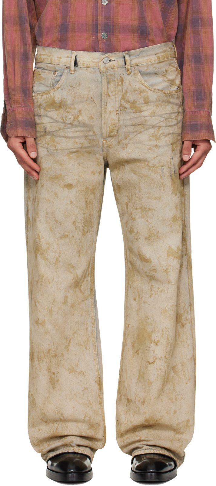 Beige Regular Fit 2021M Jeans 261129M186012