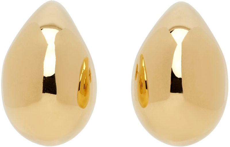 Gold Small Drop Earrings 241798F022006