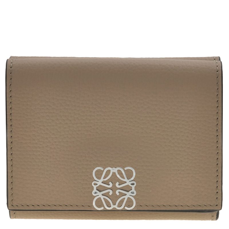 Anagram Trifold Wallet - Sand