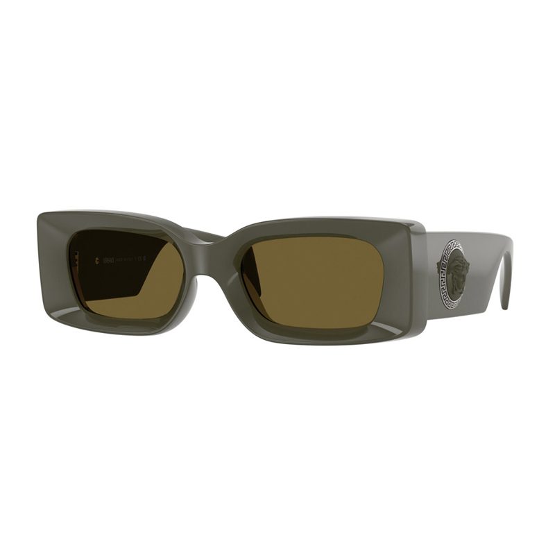 Medusa Dark Brown Rectangular Ladies Sunglasses VE4474U 549173 52