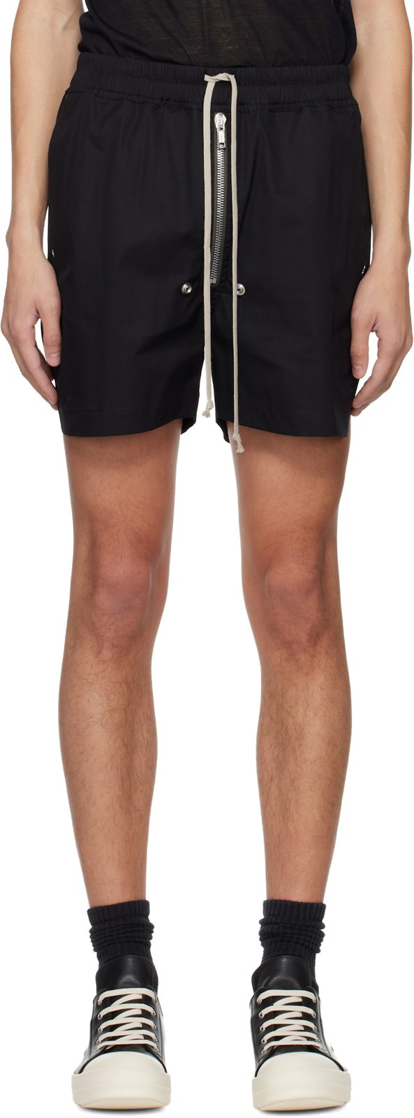 Black Temple Bela Boxer Shorts 261232M193023