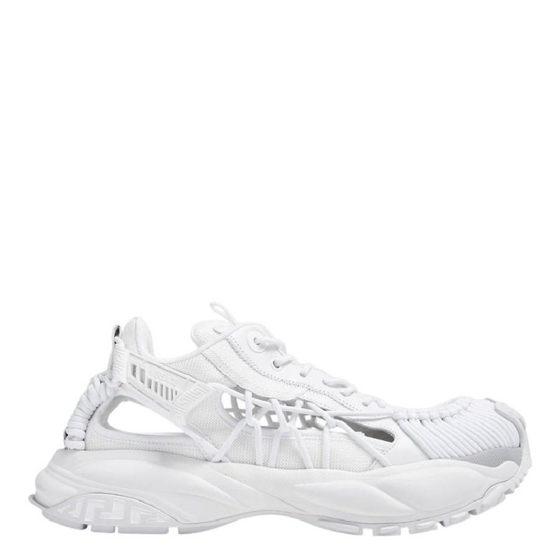 Greca-Patterned Mercury Sneakers