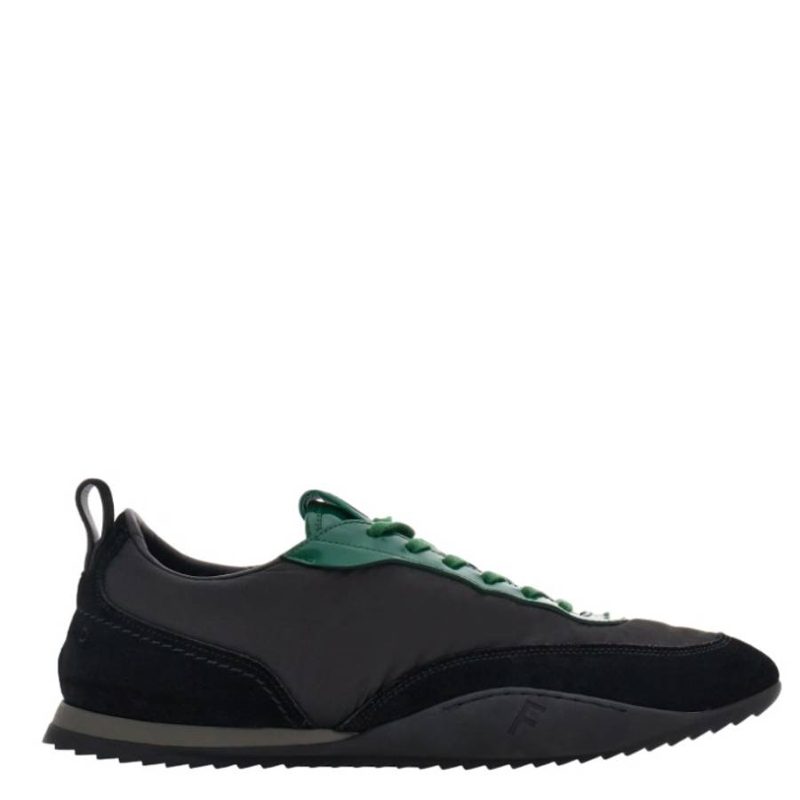 Patent Leather Trim Sneaker