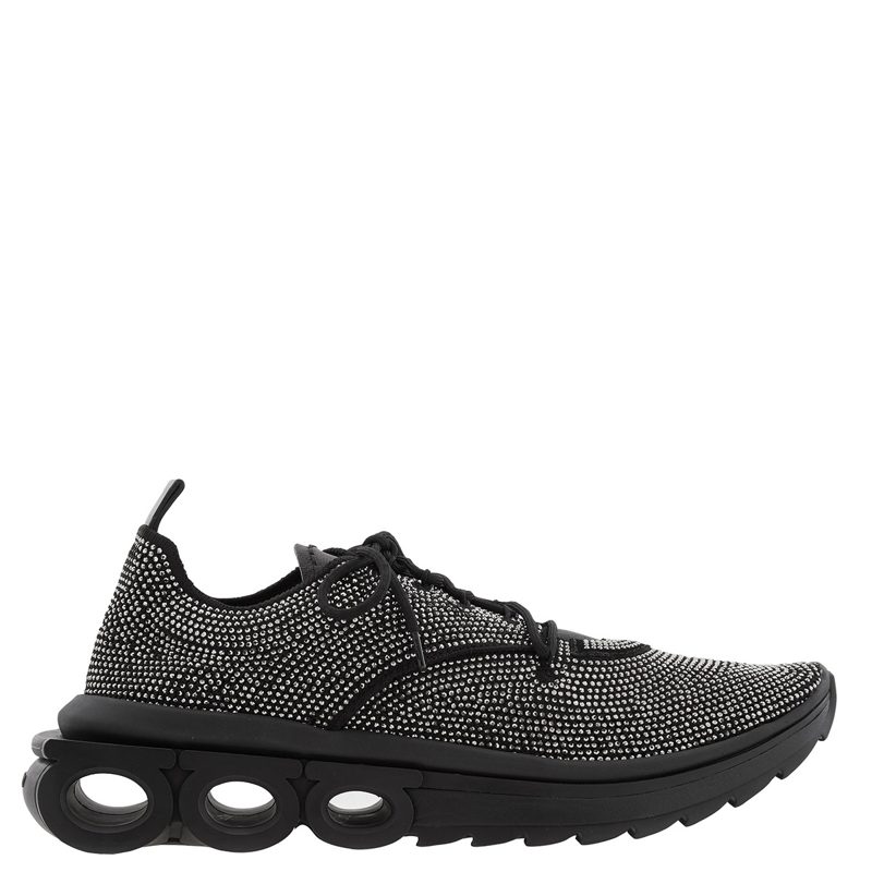 Nima Rhinestone Gancini Sneakers