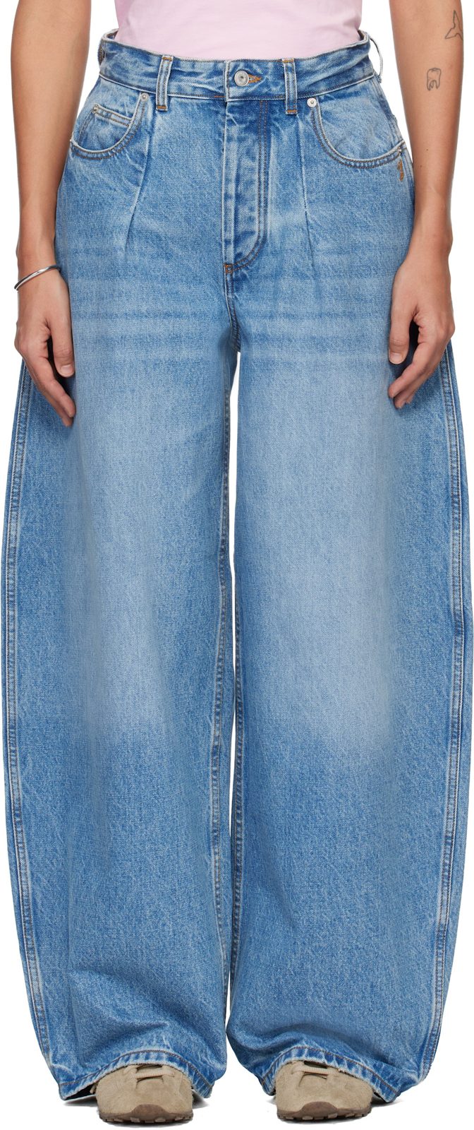 Blue The Ovalo de-Nimes denim Jeans 261553F069003