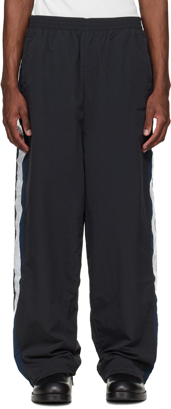 Black Gym Track Pants 261669M190010