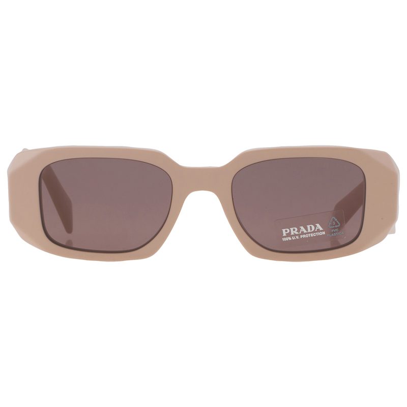 Purple Brown Rectangular Ladies Sunglasses PR 17WS VYJ6X1 49