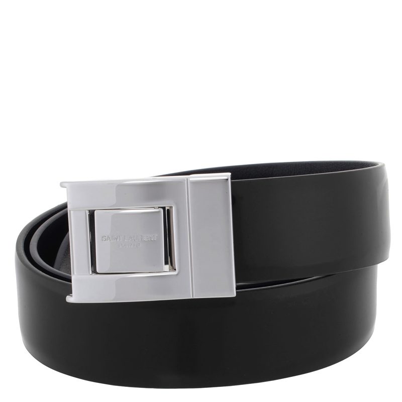 Brushed Leather Buckle Belt