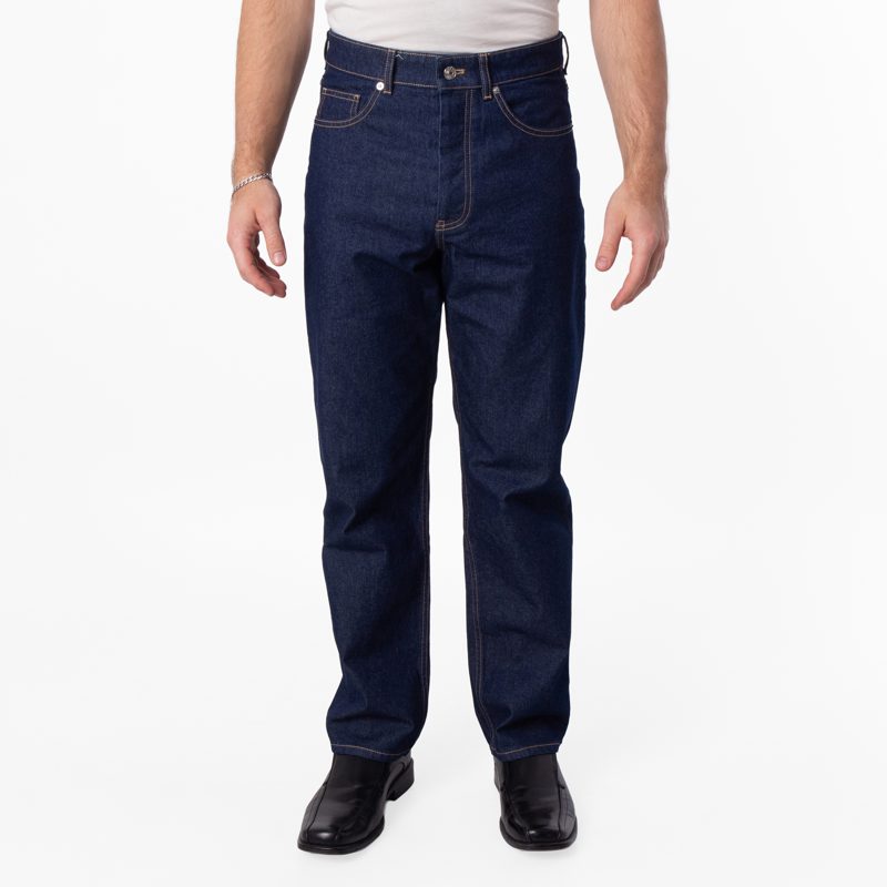 Maison Kitsune Straight Cut Denim Jeans