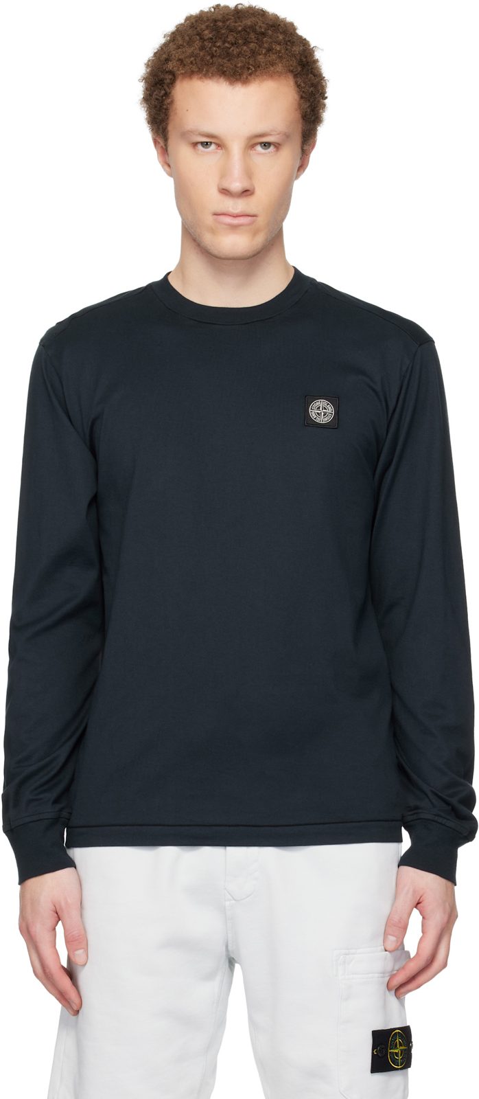 Navy 2100031 60 / 2 Cotton Jersey T-shirt 261828M213008