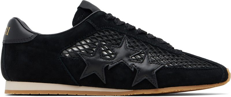 Black Mesh Pacific Flat Sneakers 261886F128036