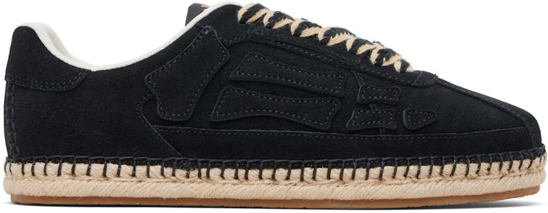 Black Pacific Bones Espadrilles 261886M237058