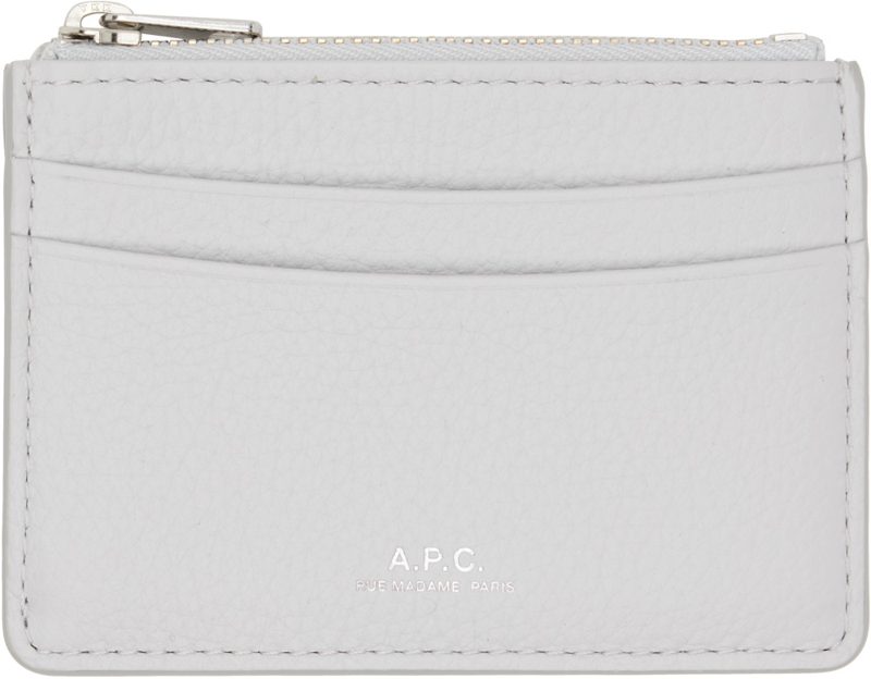 Gray Paris Card Holder 261252M163011