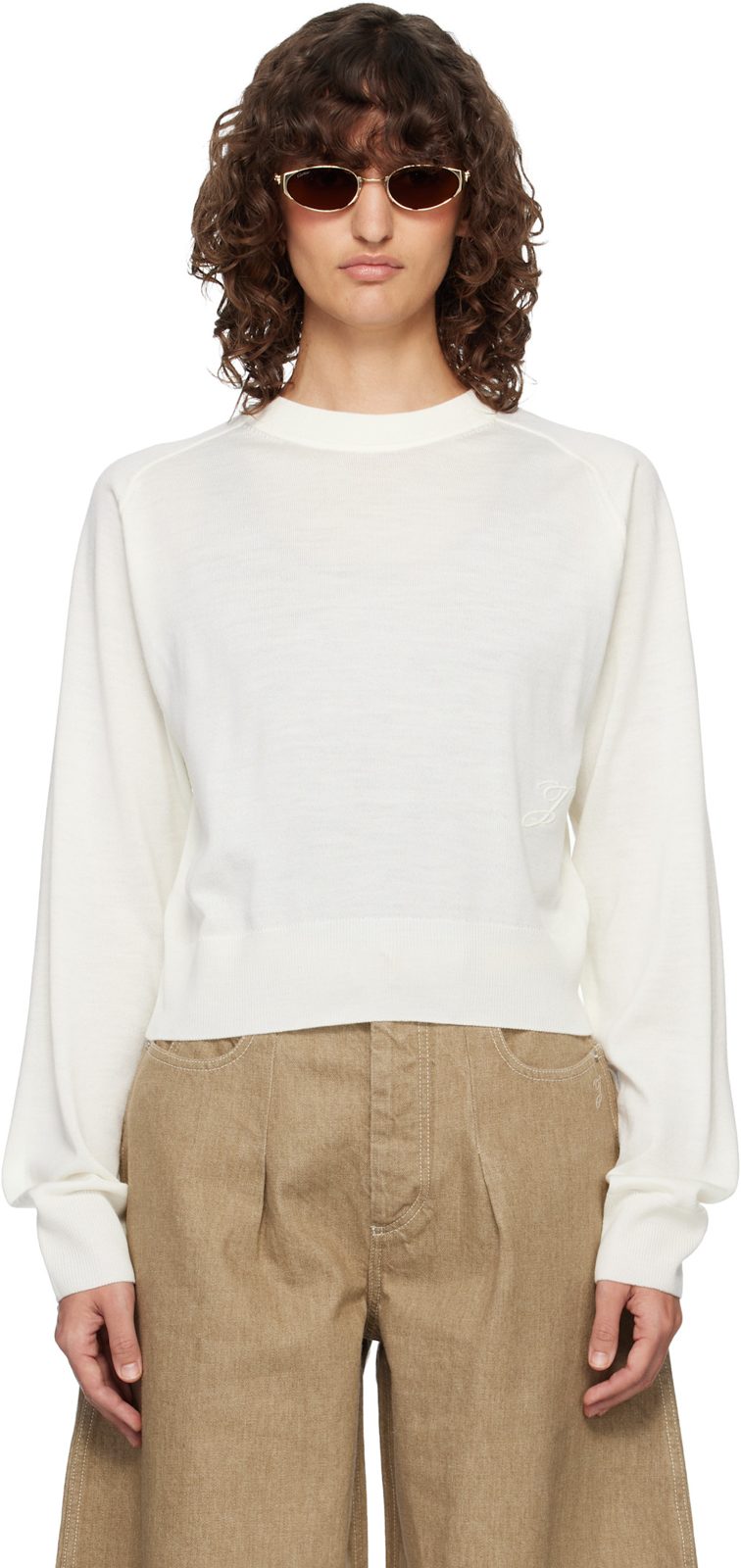 오프화이트 The J Sweater 261553F096001