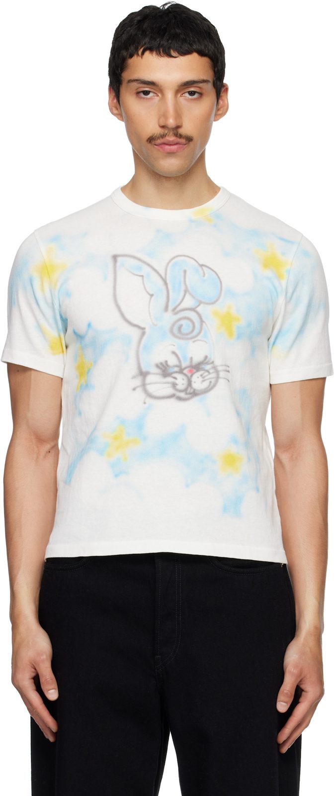 겐조 Paris Cartoon Slim T-shirt 261387M213028