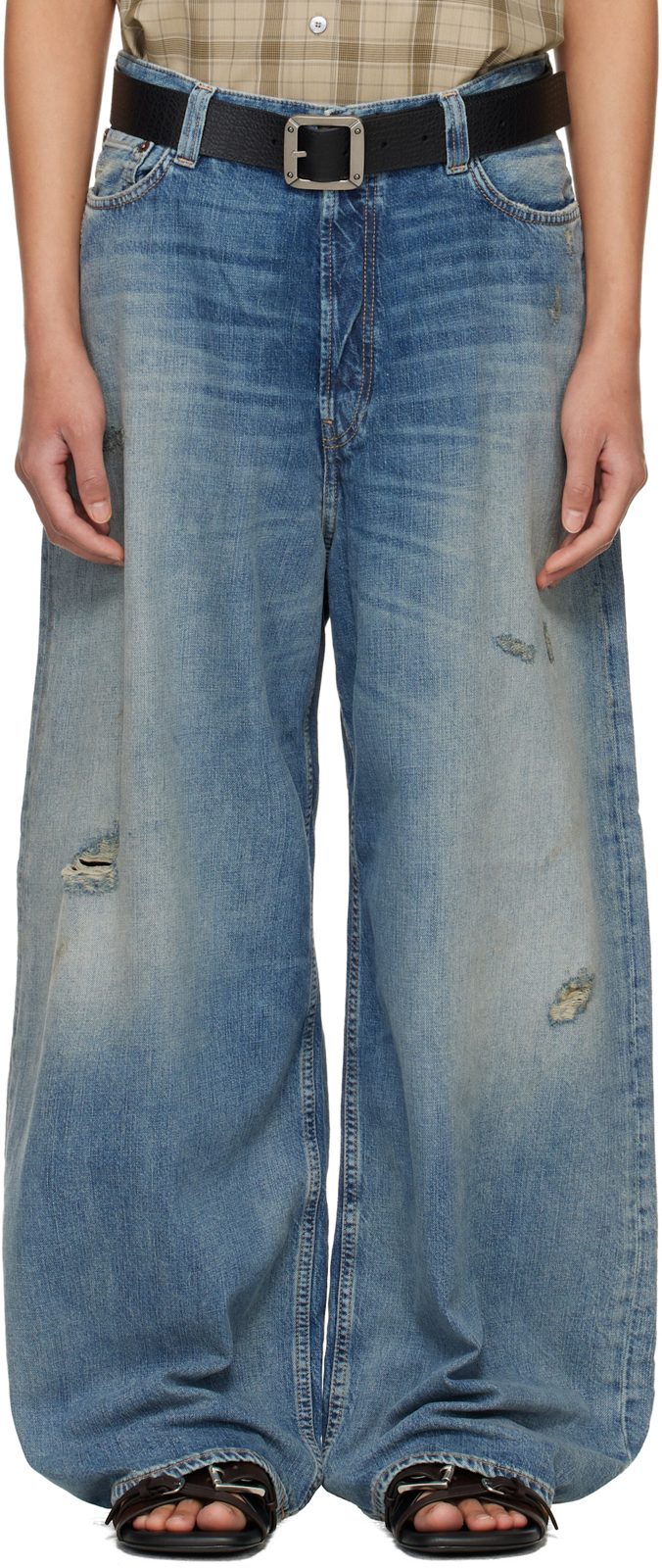 Blue 2023 Loose Fit Jeans 261129F069029