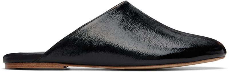 Black Les Mules Slip-on Loafers 261252F121004