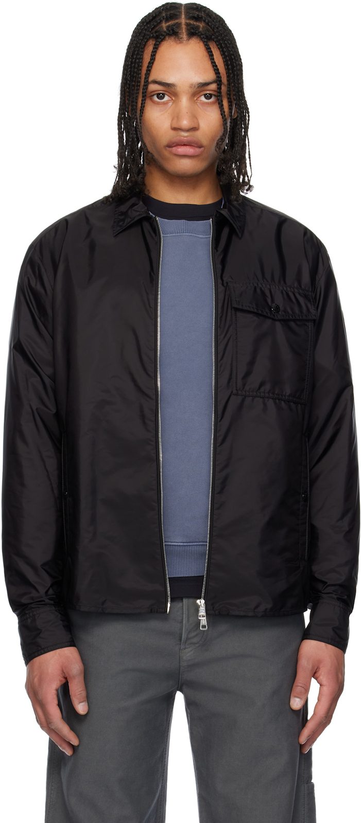 Black Archivio Jacket 251111M180088