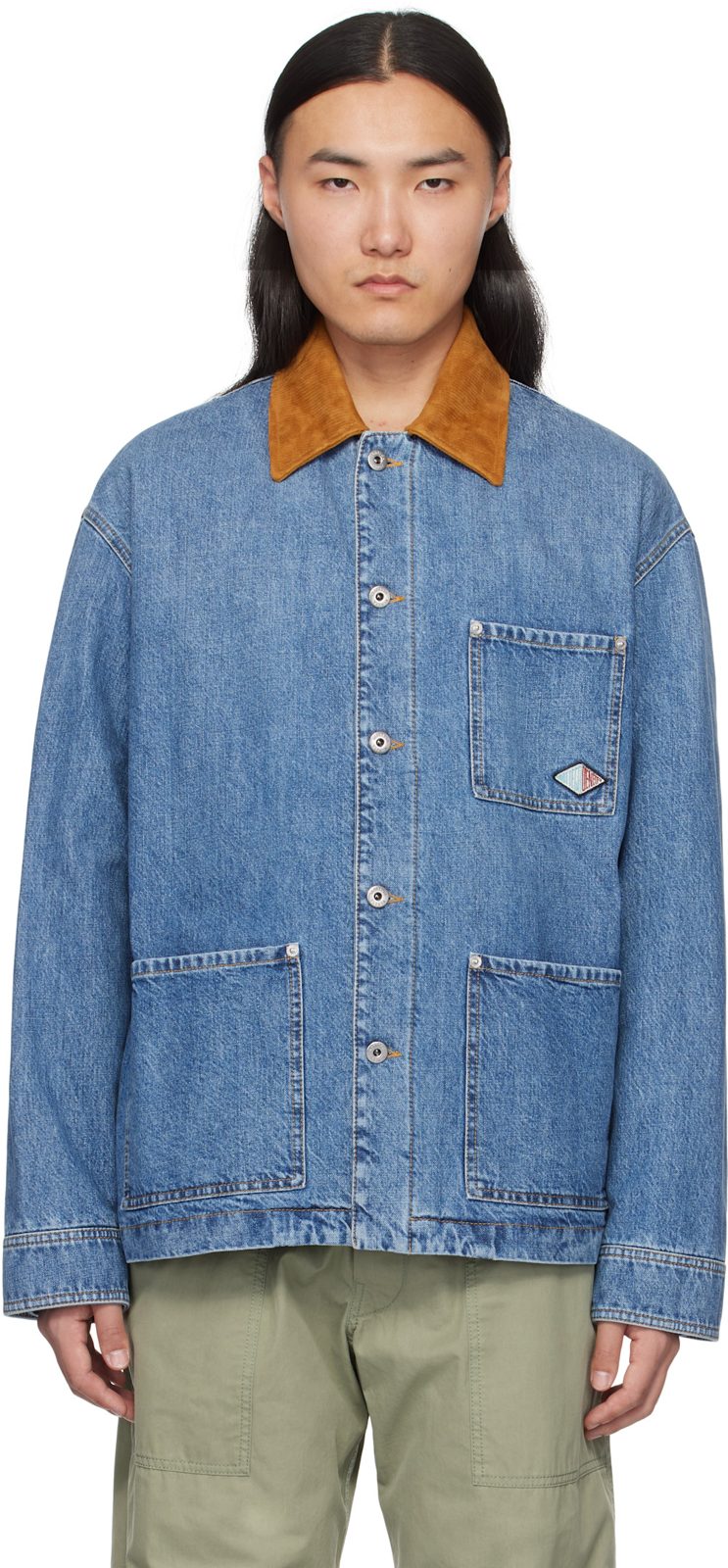 Blue Vintage Denim Jacket 251798M177000