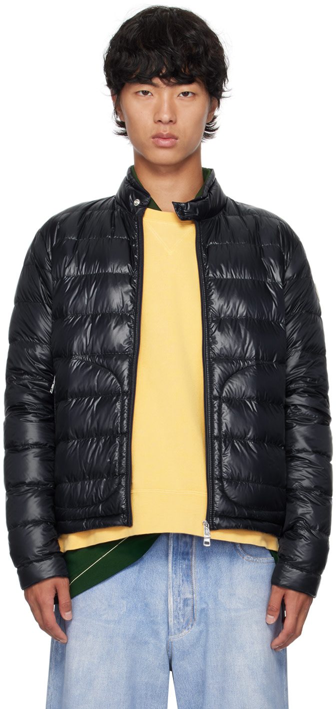Navy Acorus Down Jacket 242111M178030