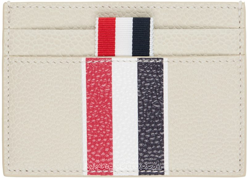 Beige Single Card Holder 261381M163015
