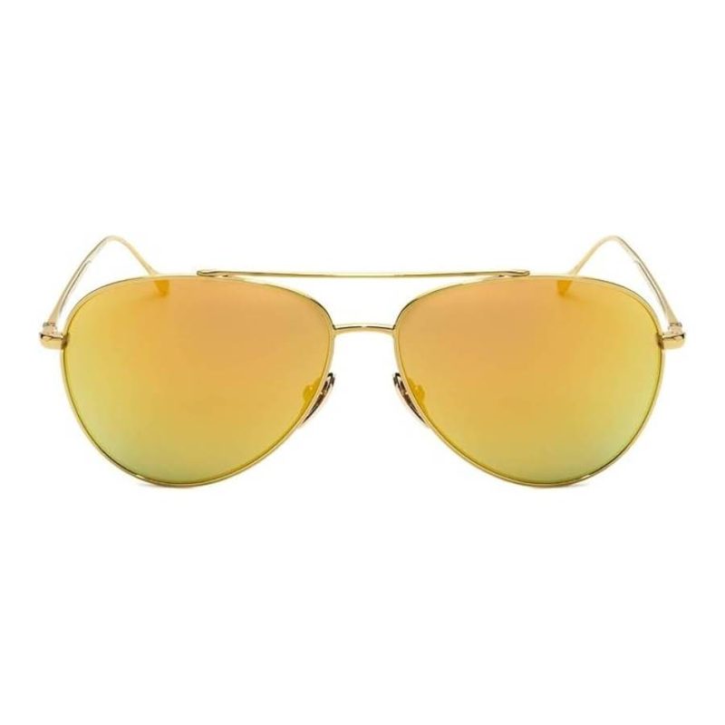 Brown Multilayer Yellow Pilot Ladies Sunglasses IM 0011/S 040G/CU 60