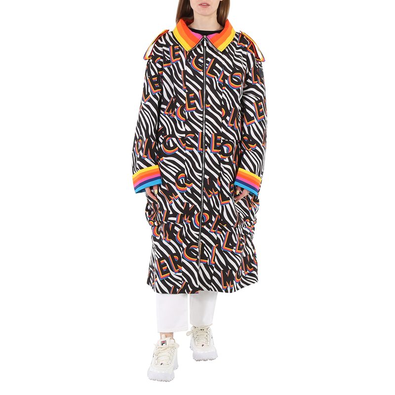 Richard Quinn Zebra Logo-print Ava Coat
