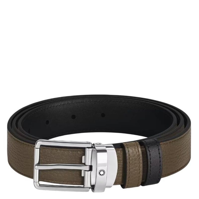 Montblanc Reversible Leather 30mm Everyday Buckle Belt