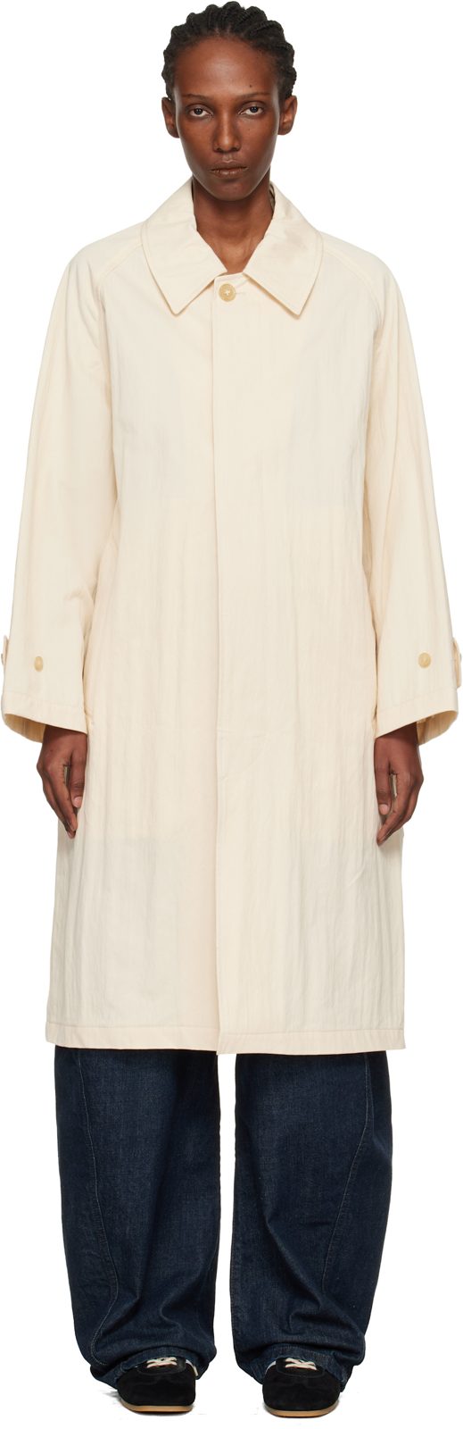 Beige Amy Mac Trench Coat 261252F059004