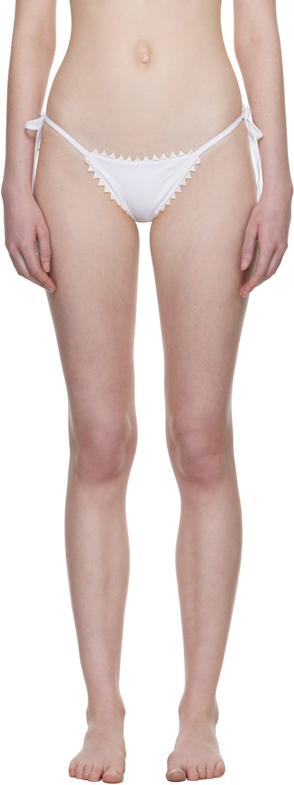 White The Picot Bikini Bottom 261553F105001