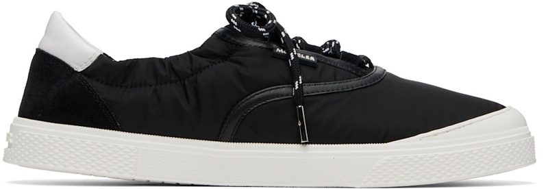 Black Vera Leisure Nylon Sneakers 261111M237002
