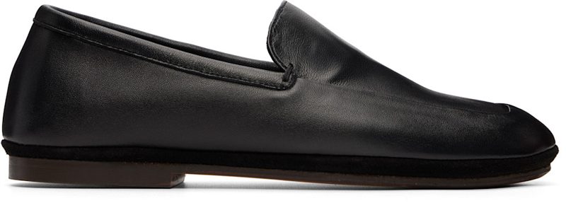 Black Outdoor Slipper Loafers 261646F121000