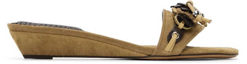 Tan Iela Heeled Sandals 261600F124006