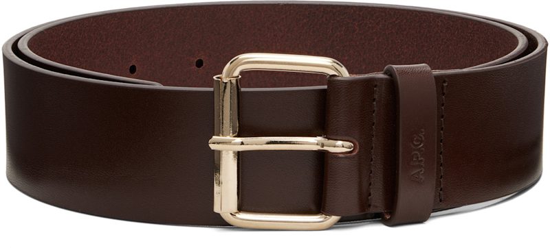 Brown La Ceinture Large Belt 261252M131005