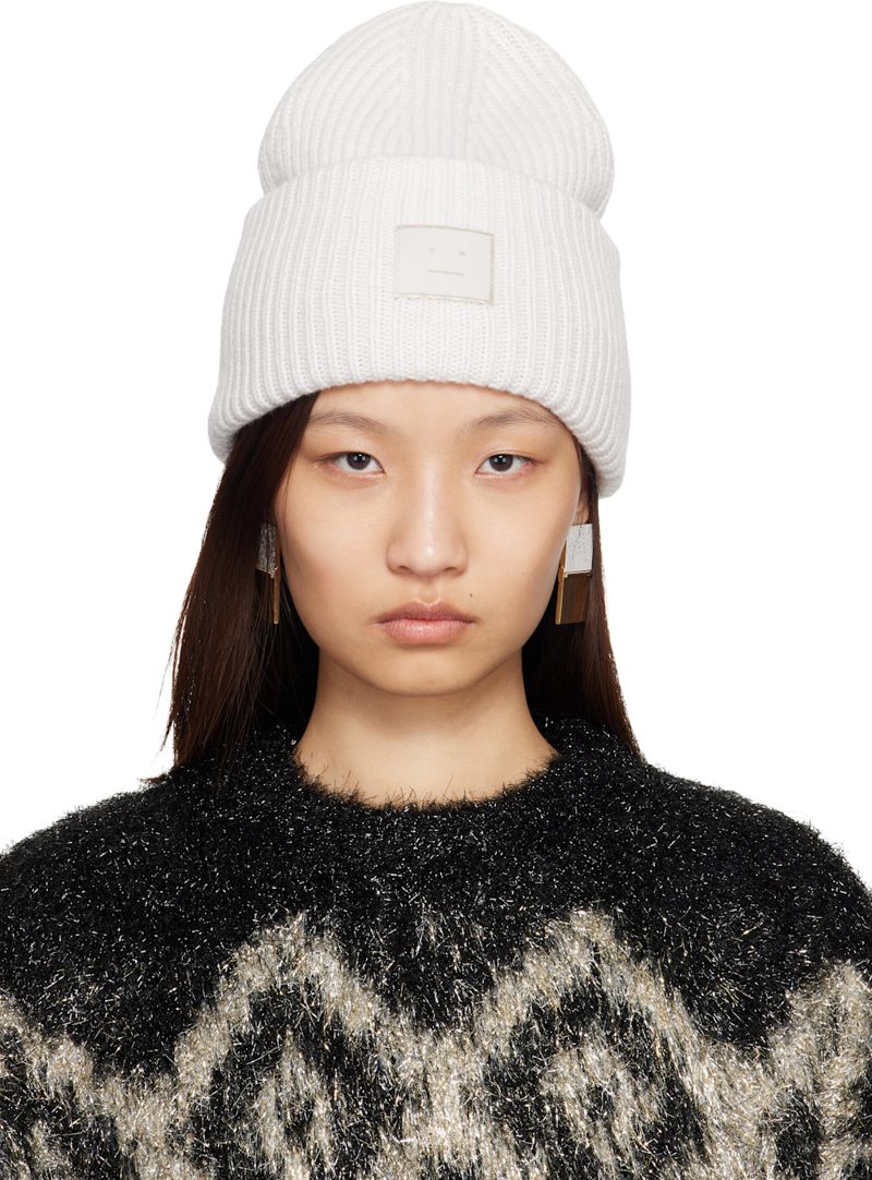오프화이트 Large Face Logo Beanie 261129F014008
