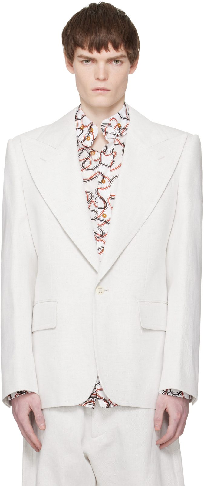 오프화이트 SB Humphrey Blazer 261314M195007