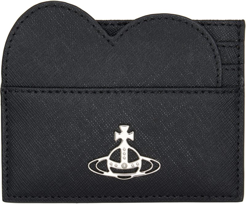 Black Heart Card Holder 261314F037001