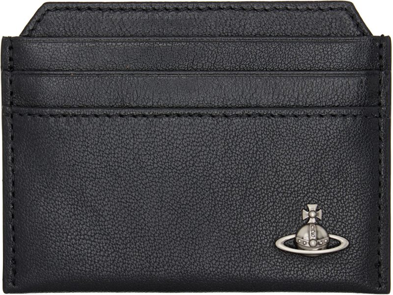 Black Slim Card Holder 261314M163086