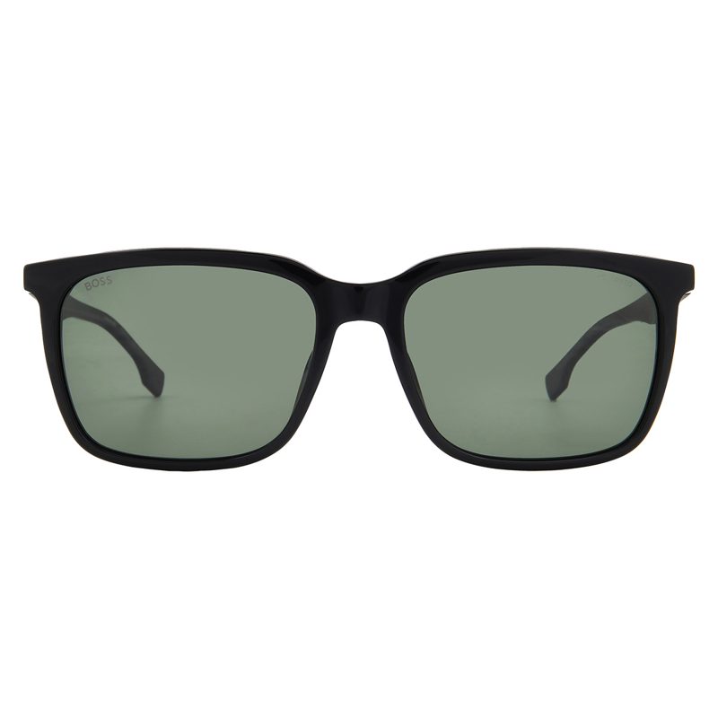 Hugo [보스] Polarized Green Square Mens Sunglasses [보스] 1579/S 0807/UC 57