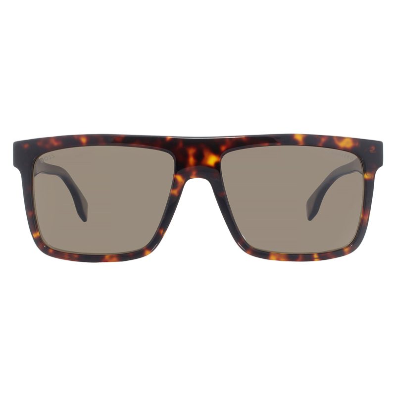 Hugo [보스] Polarized Brown Browline Mens Sunglasses [보스] 1440/O/S 0086/SP 59