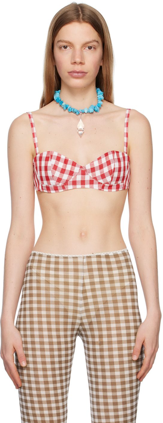 Red Sweetheart Bra 231129F073000