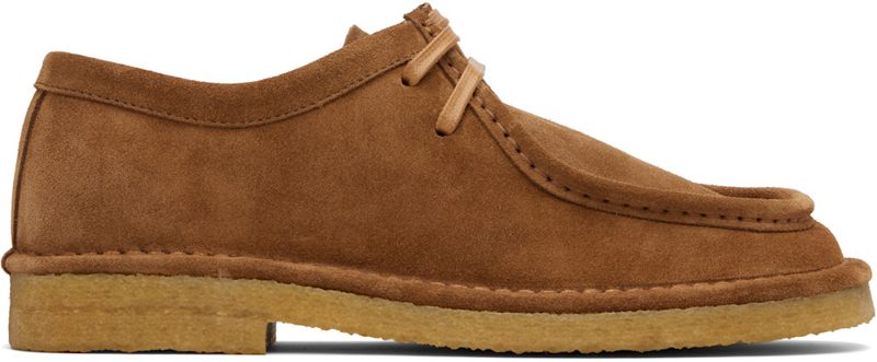 Tan Lace-Up Daddy Oxfords 252798F120000