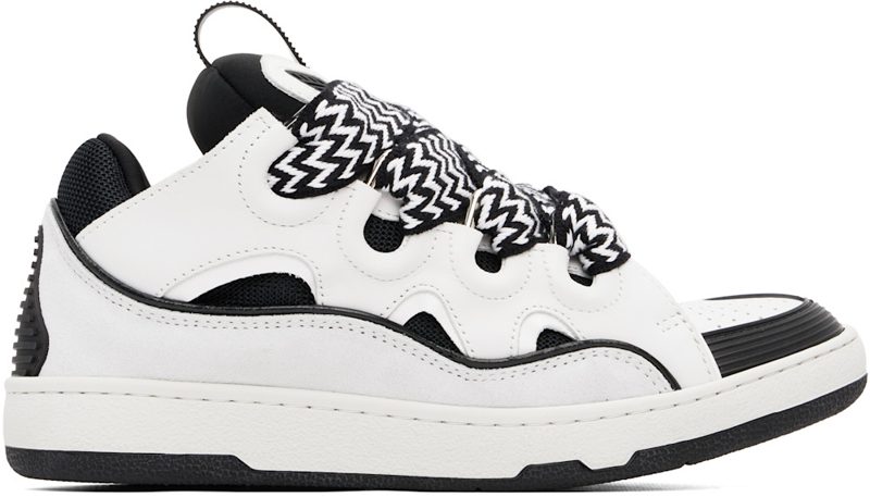 White Curb Sneakers 261254M237105