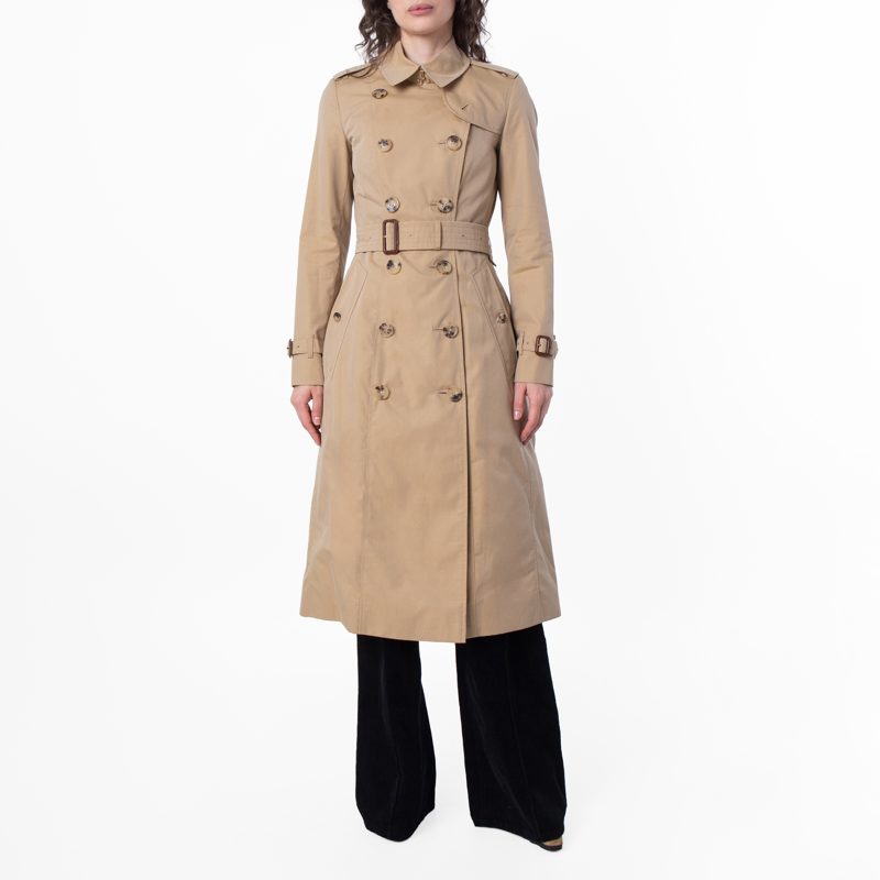 Chelsea Heritage Long Trench Coat_Honey