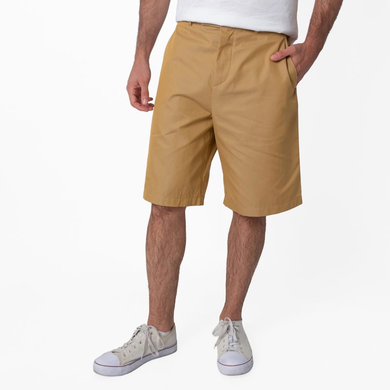 Cotton Chino Tailored Shorts_Spelt