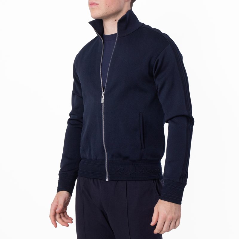 Logo Embroidered Sport Jacket_Navy